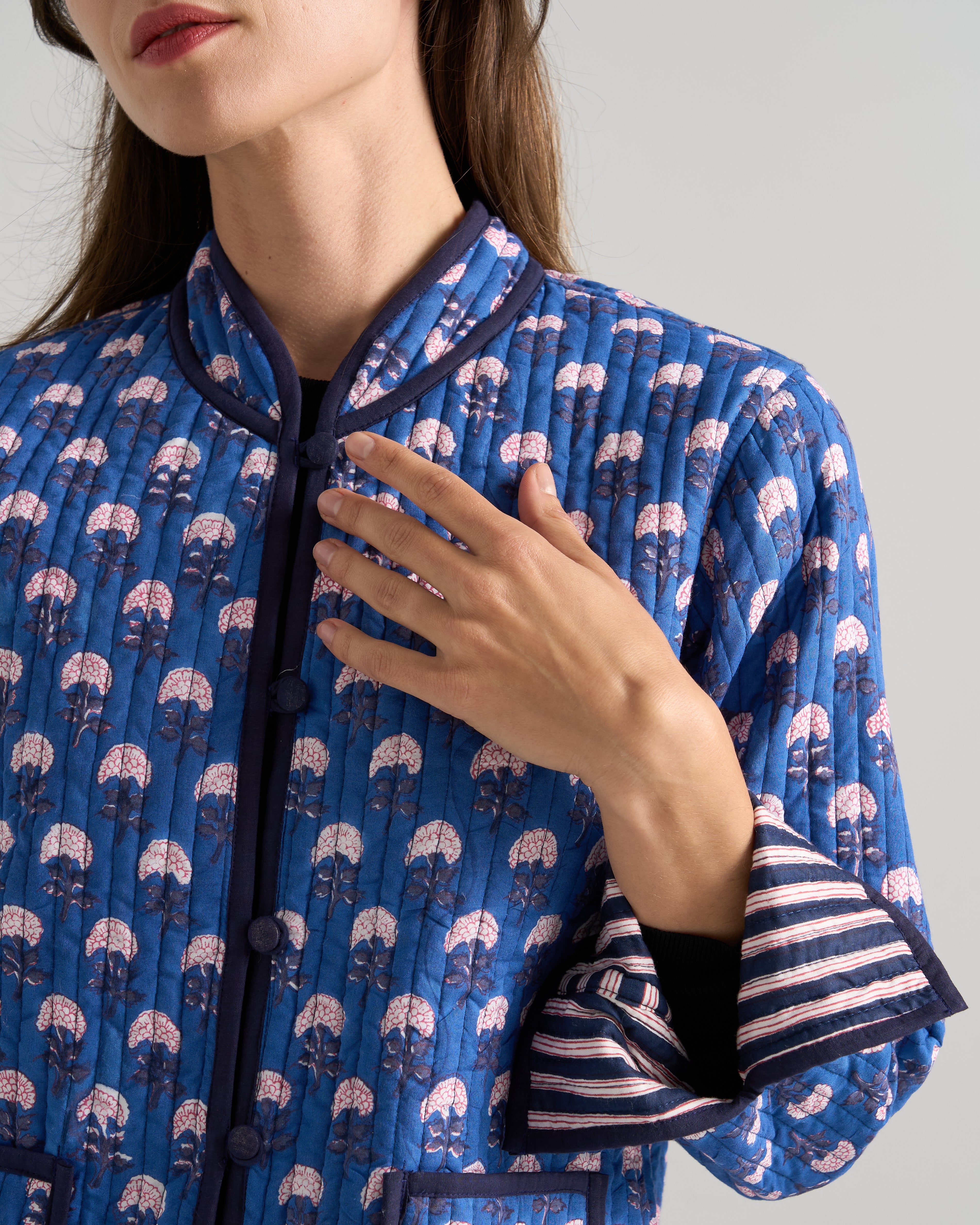 Victoria Block Print Jacket