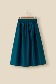 Laura Skirt Peacock blue