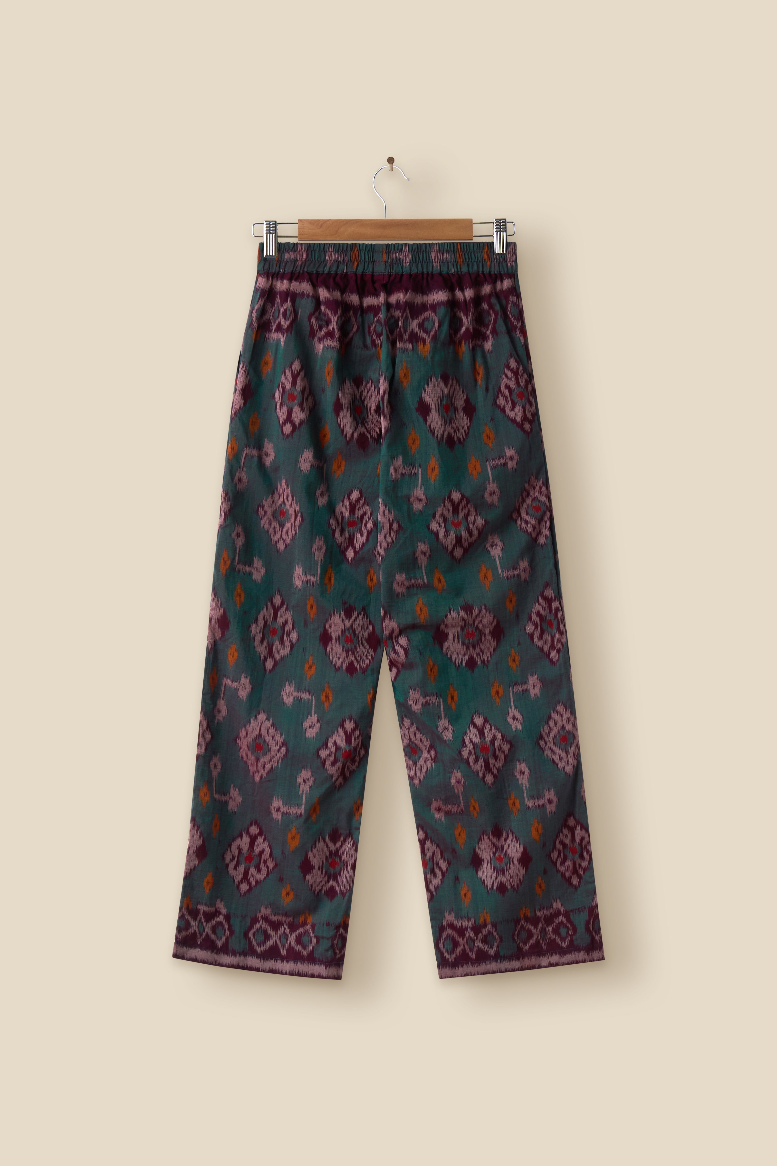 Violet Endek Pants Green