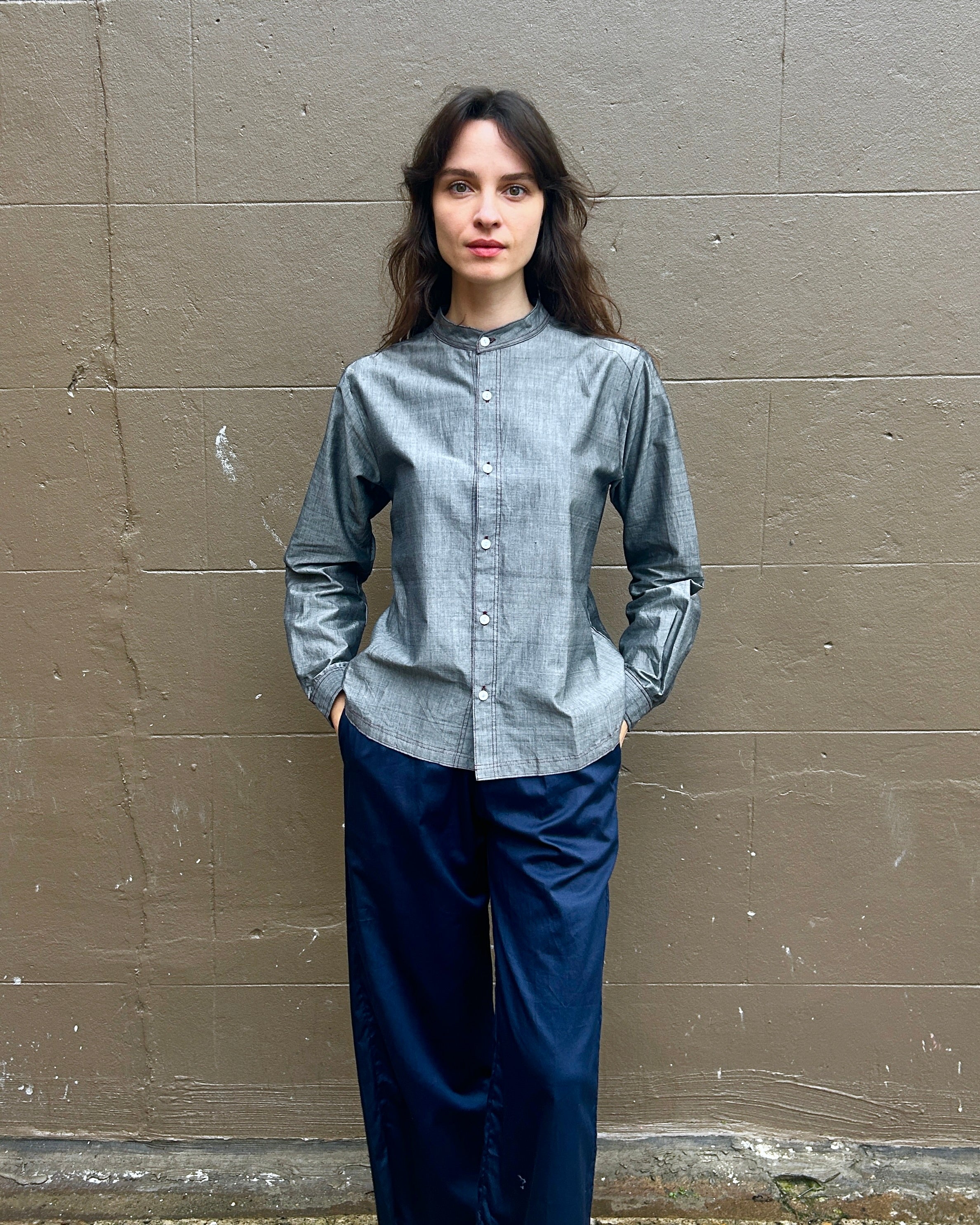 Agnes Shirt shot cotton