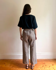 Julia Pants Black check