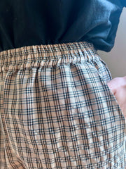 Julia Pants Black check