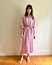Lena dress Pink stripe