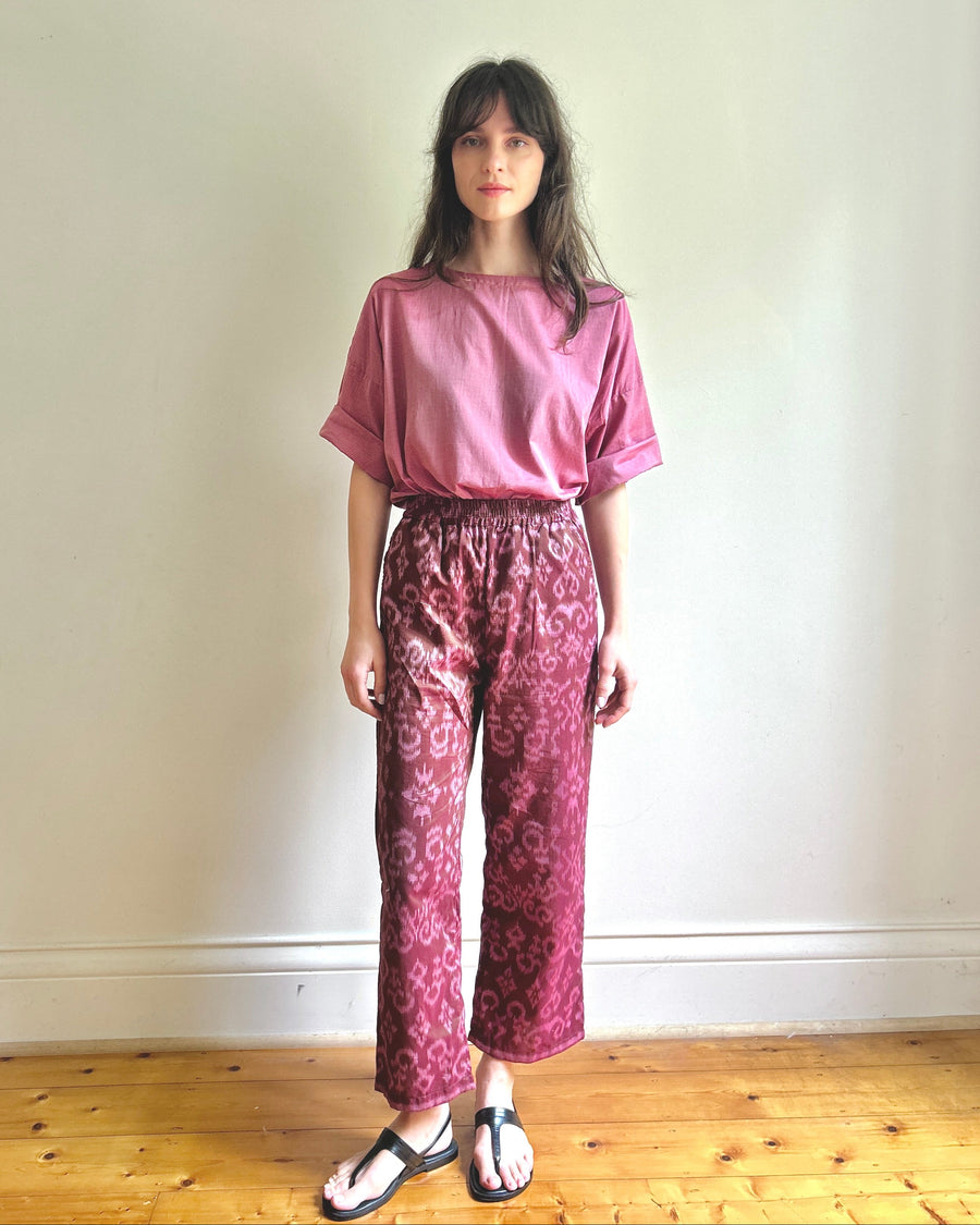 Violet Endek pants Rose