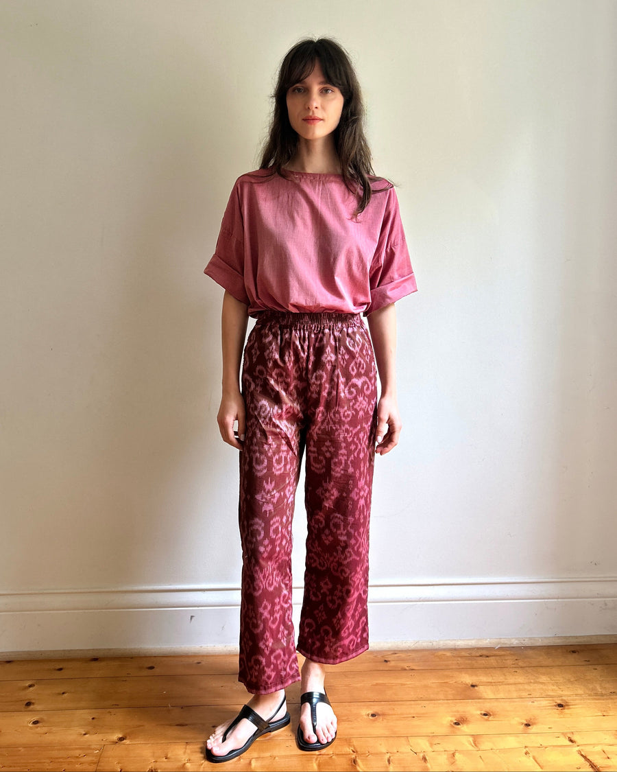 Violet Endek pants Rose