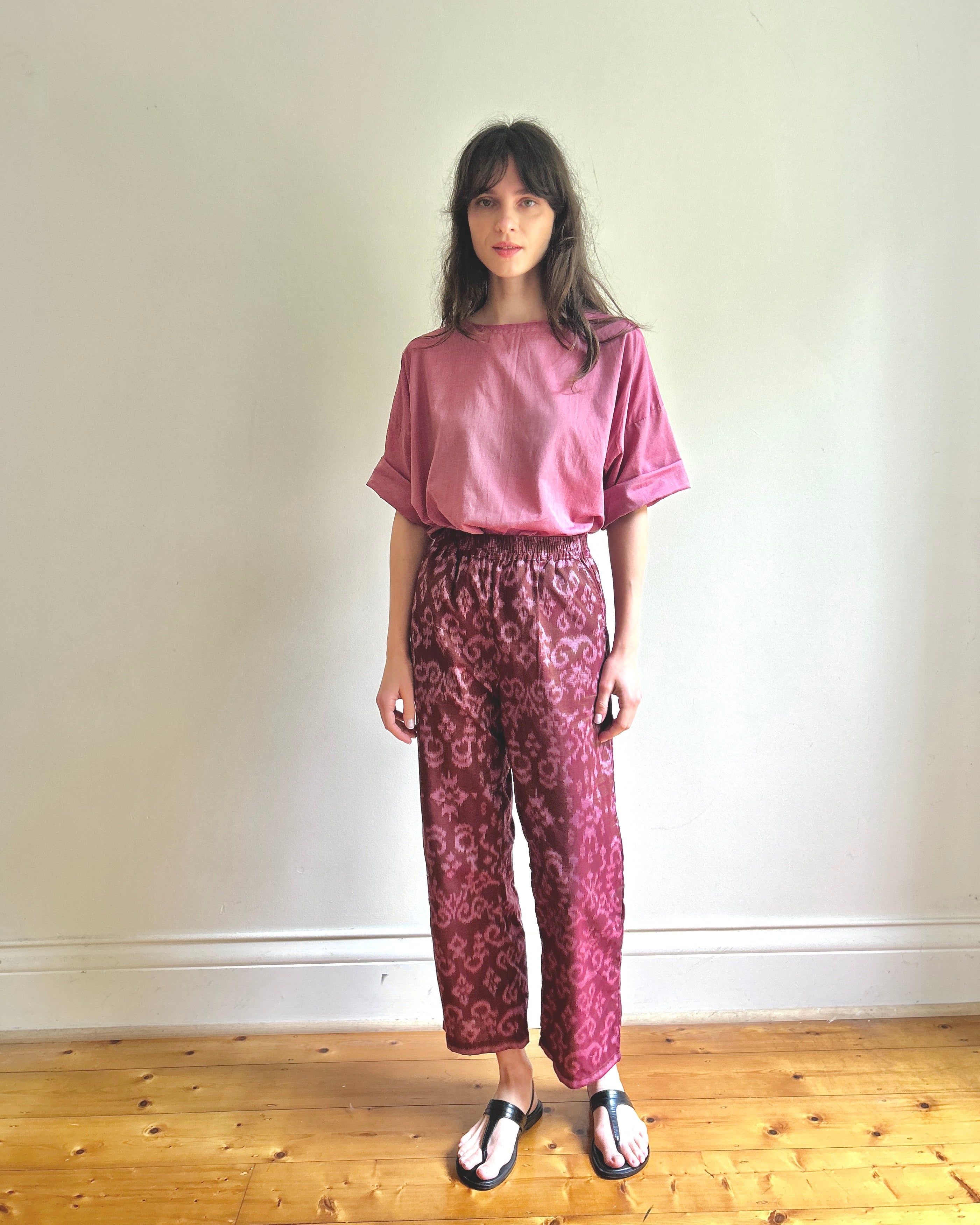 Violet Endek pants Rose