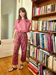 Violet Endek pants Rose