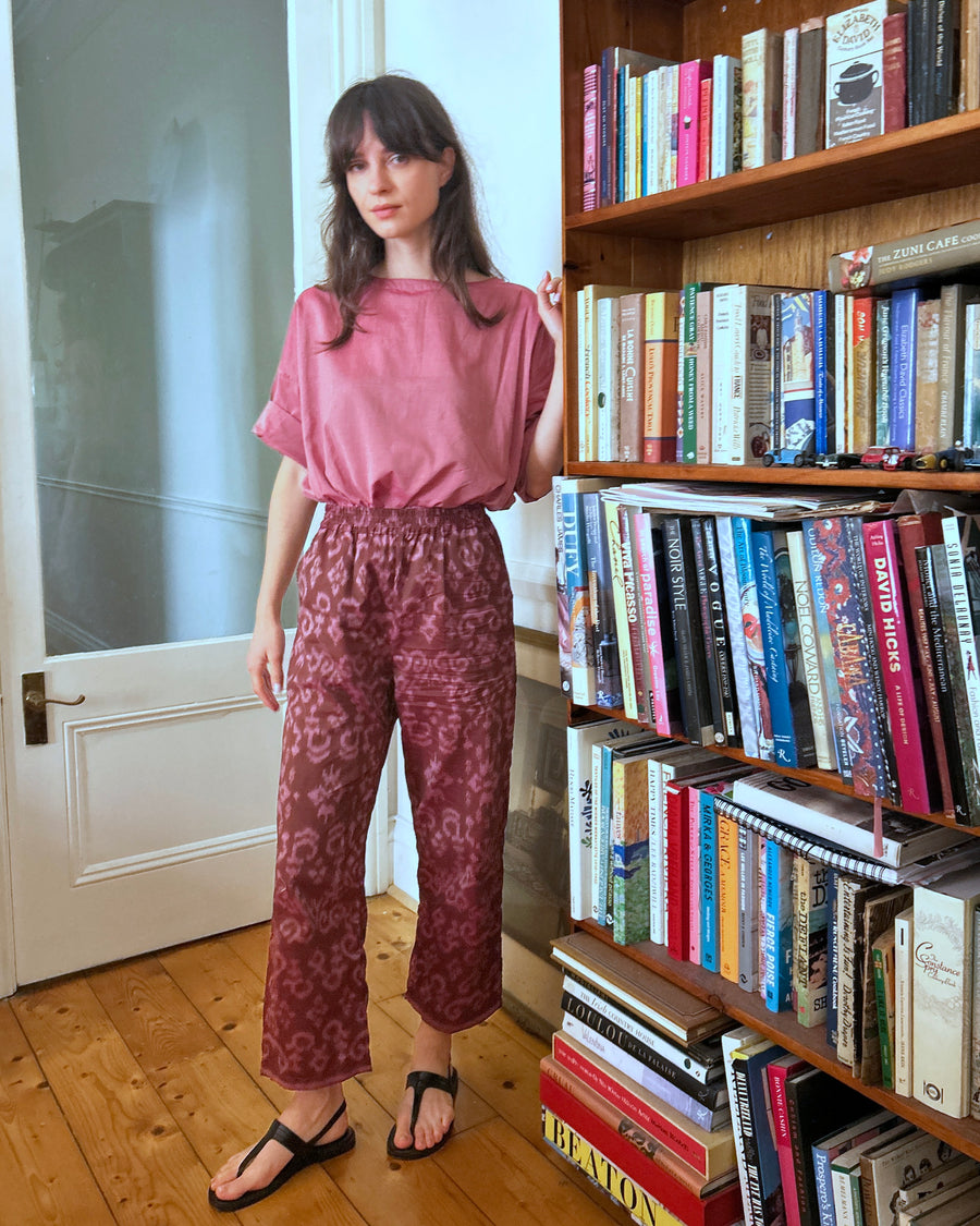 Violet Endek pants Rose