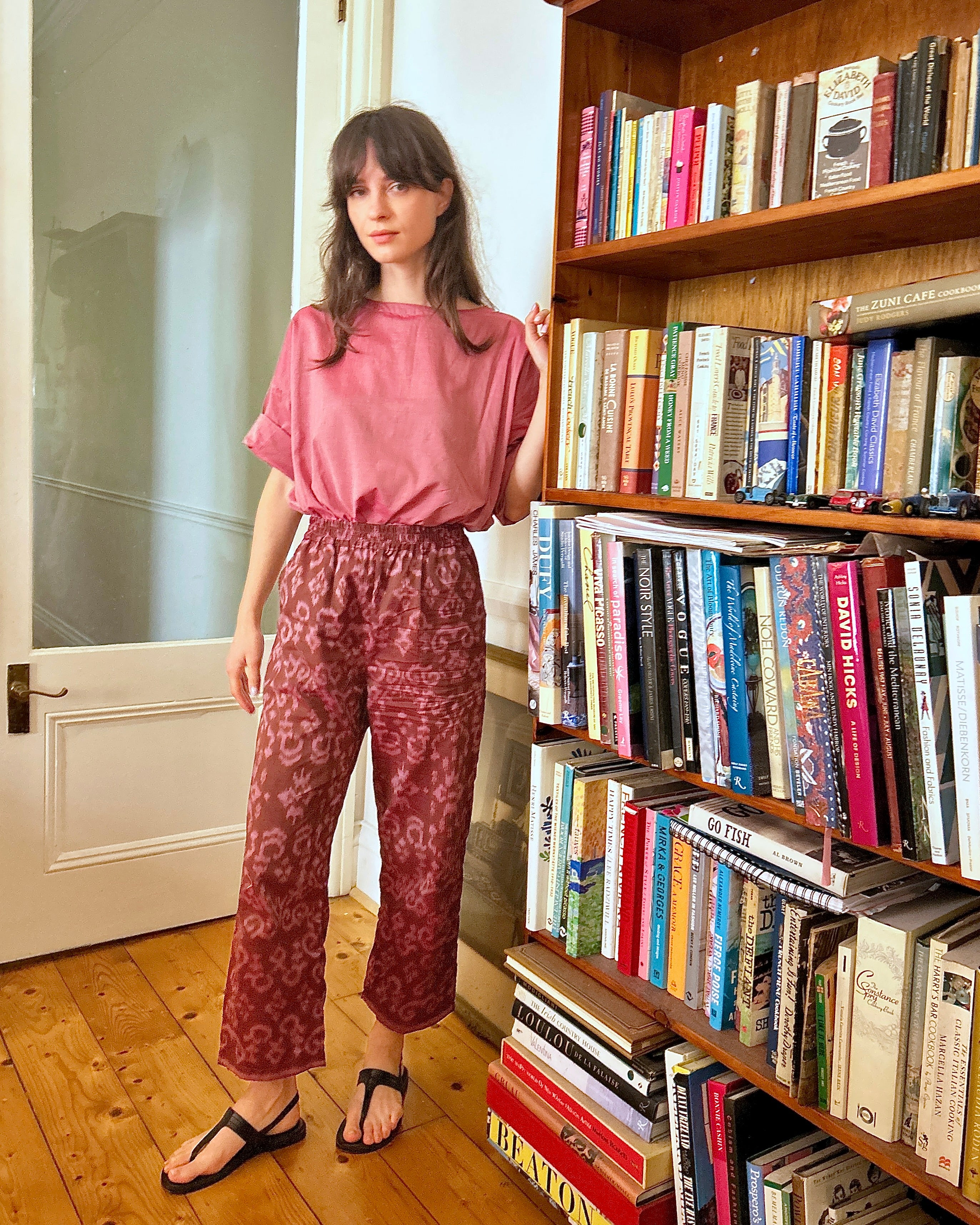 Violet Endek pants Rose
