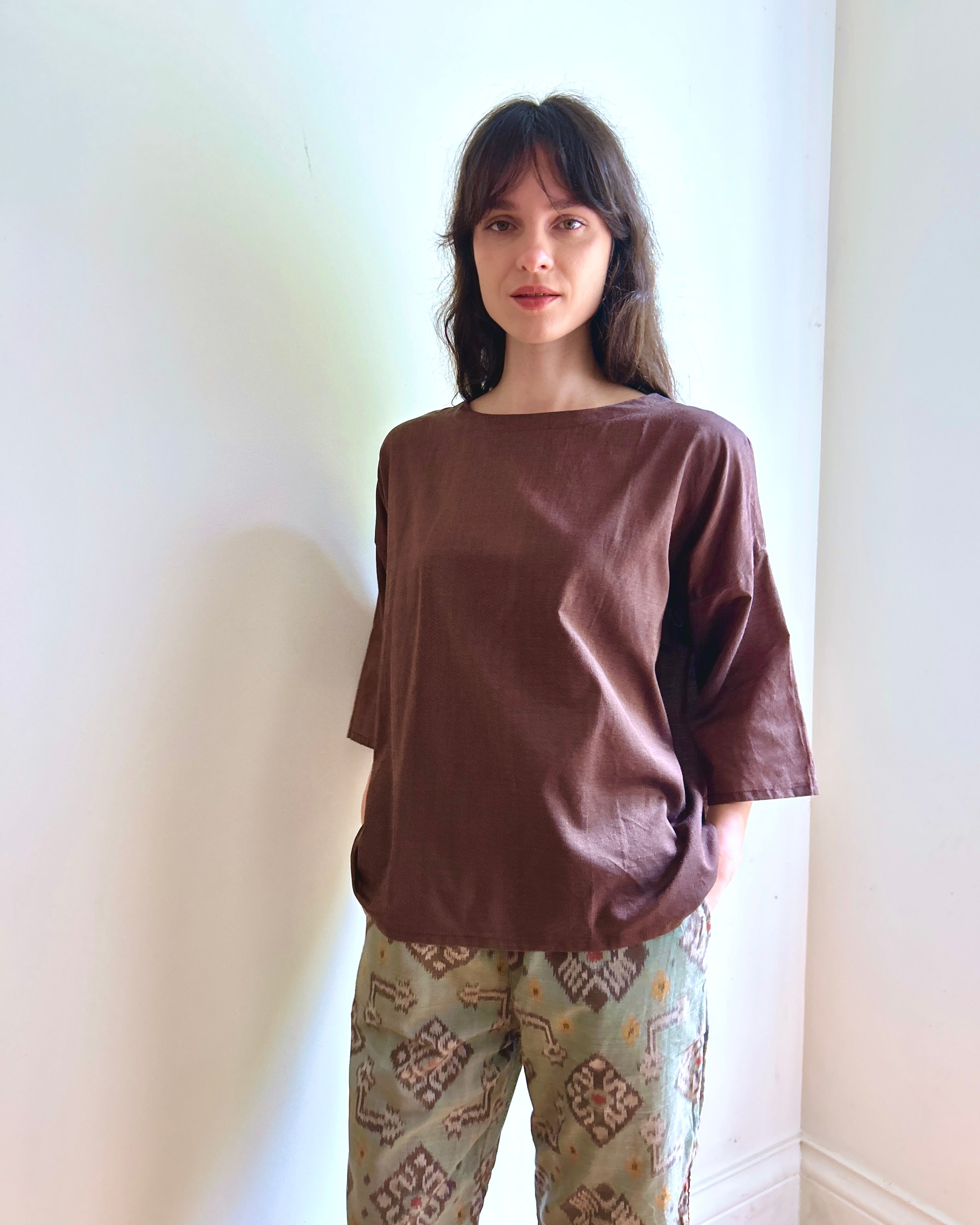 Lana Top Brown