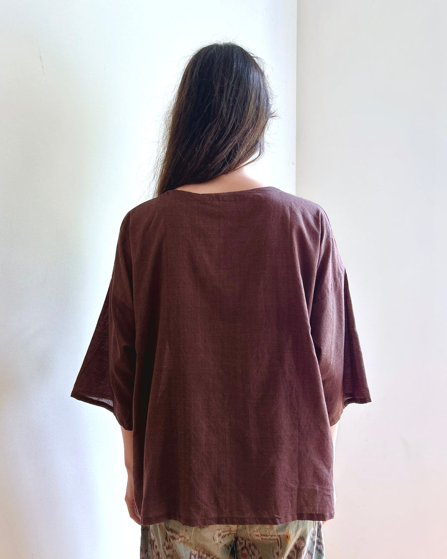 Lana Top Brown