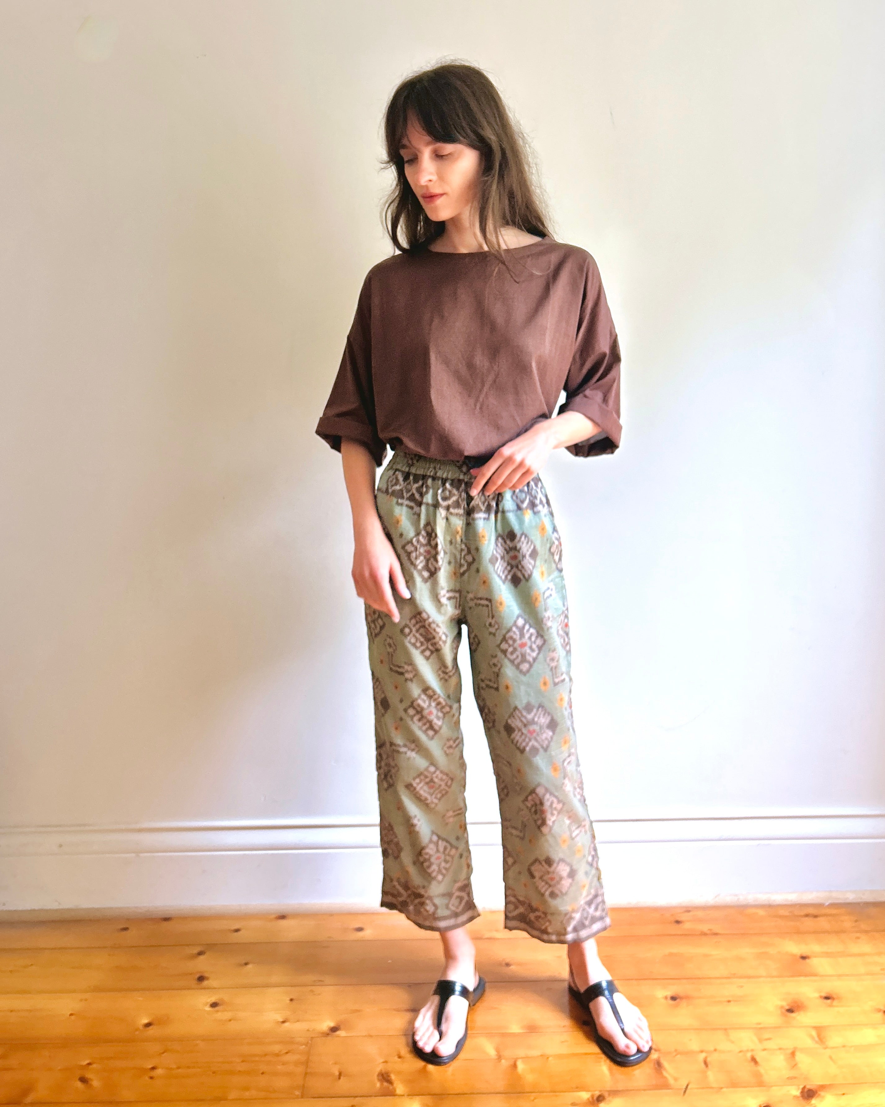 Violet Endek pants Sage
