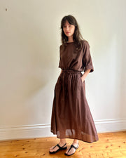 Laura Skirt Brown