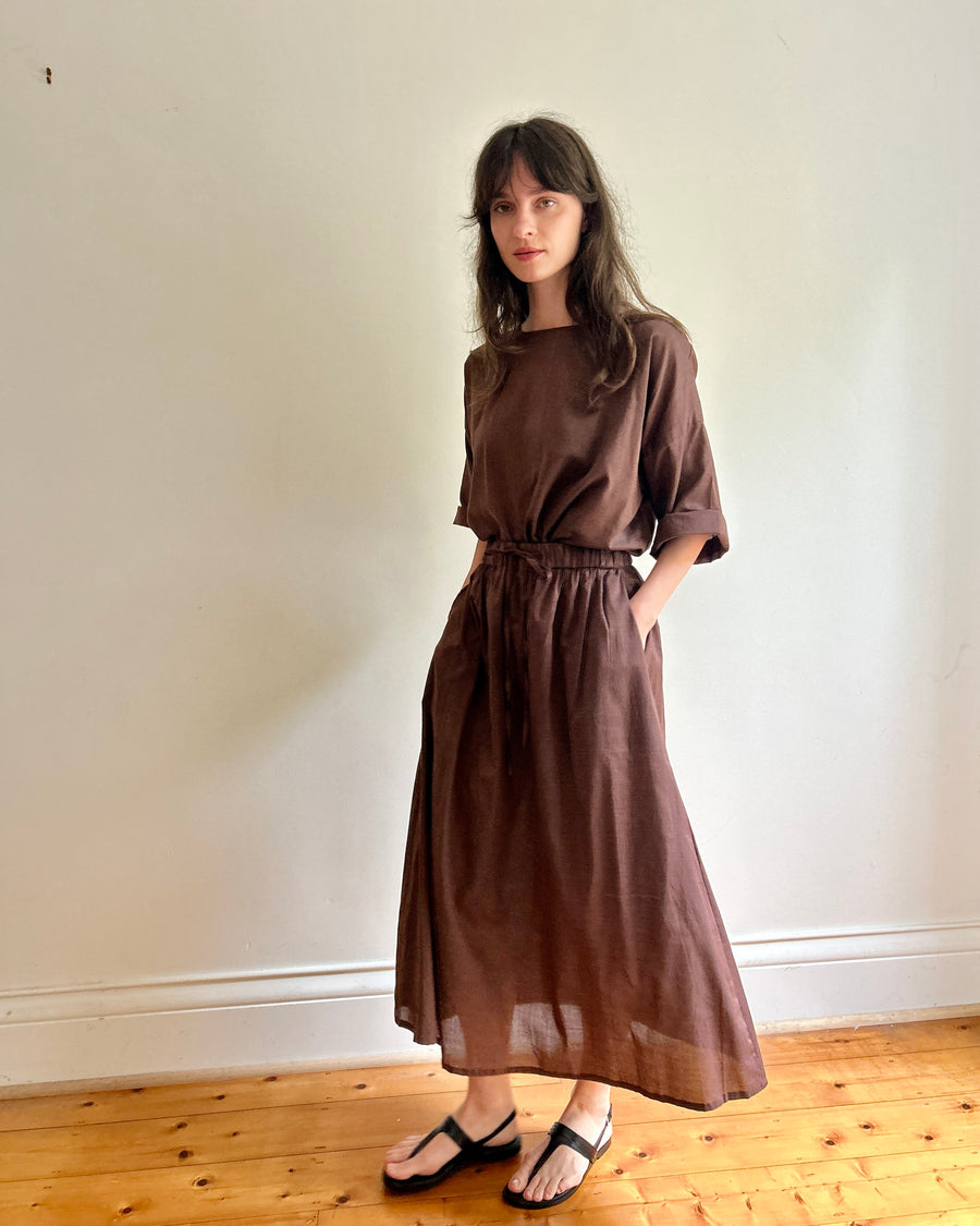 Laura Skirt Brown