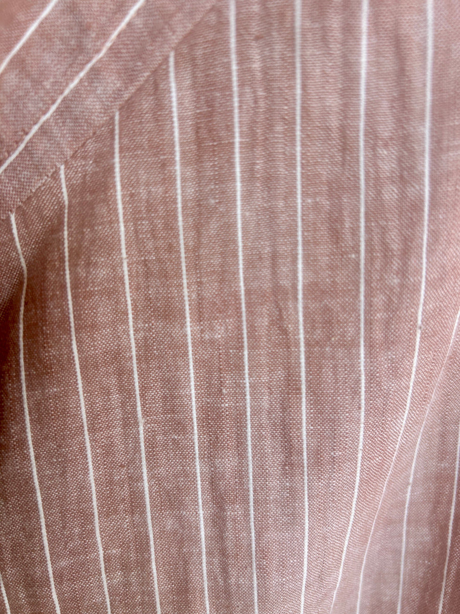 Lena dress clay stripe