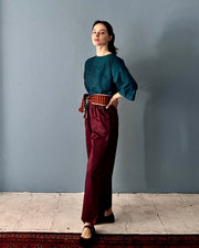 Claudia Pants Burgundy