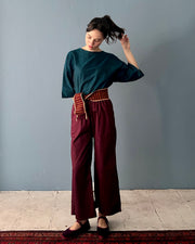 Claudia Pants Burgundy