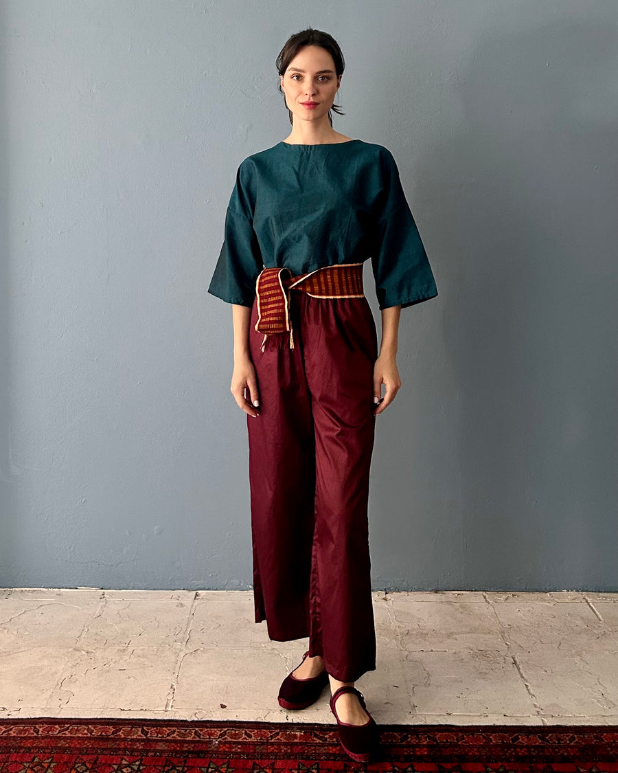 Claudia Pants Burgundy