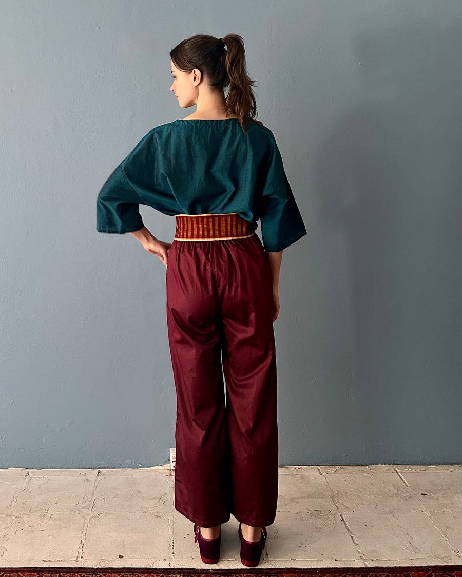 Claudia Pants Burgundy
