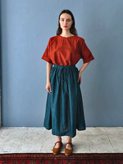 Laura Skirt Peacock blue