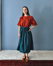 Laura Skirt Peacock blue