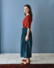 Laura Skirt Peacock blue