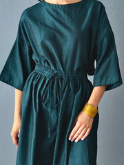 Lana top Peacock blue