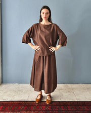 Laura Skirt Brown