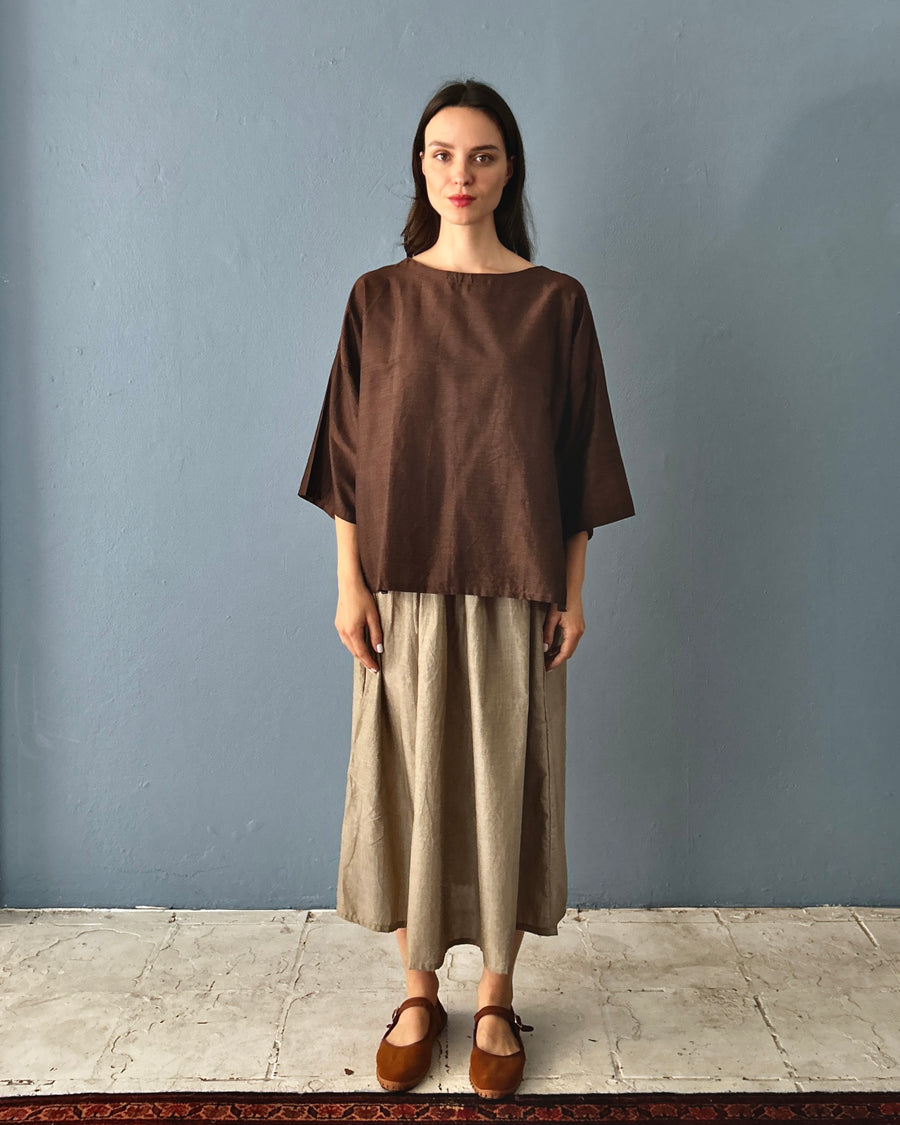 Lana Top Brown