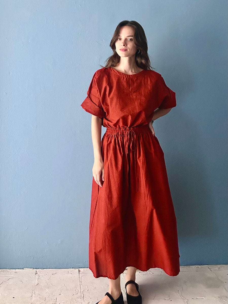 Laura skirt Terracotta