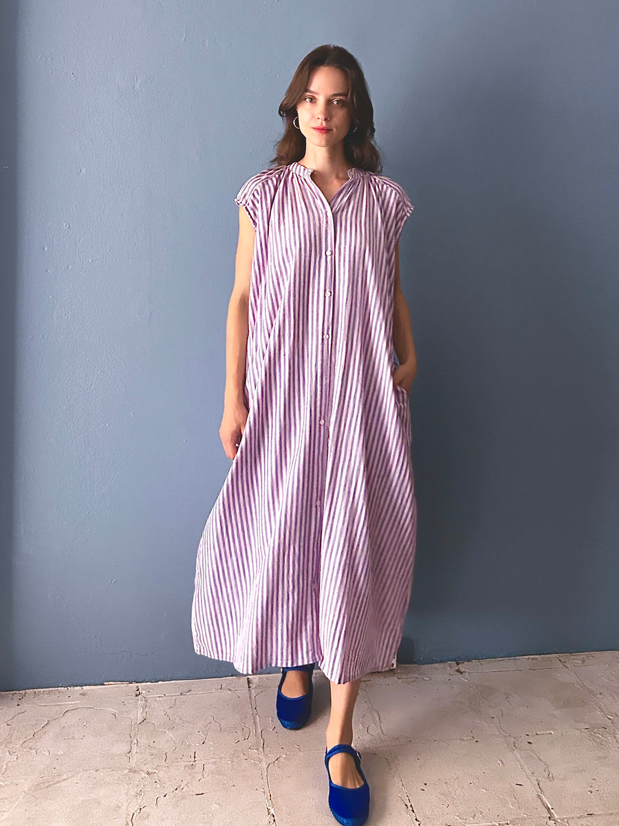 Sylvie Dress Blue stripe