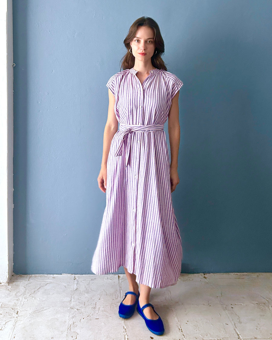 Sylvie Dress Blue stripe