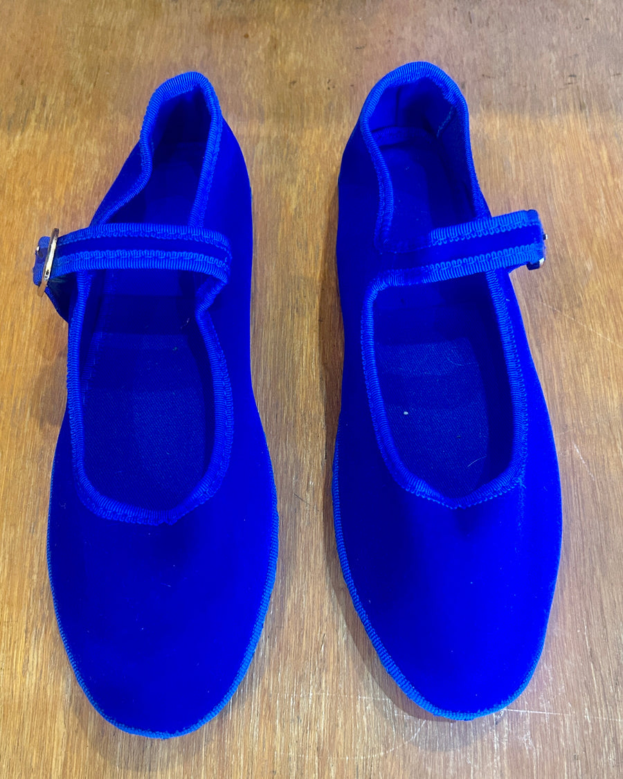 Sanrevelle Velvet Mary Janes