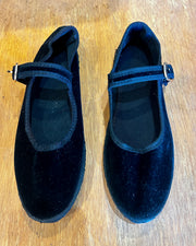 Sanrevelle Velvet Mary Janes
