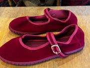 Sanrevelle Velvet Mary Janes