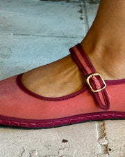 Sanrevelle Velvet Mary Janes