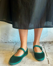 Sanrevelle Velvet Mary Janes