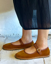Sanrevelle Velvet Mary Janes
