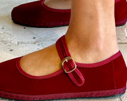Sanrevelle Velvet Mary Janes