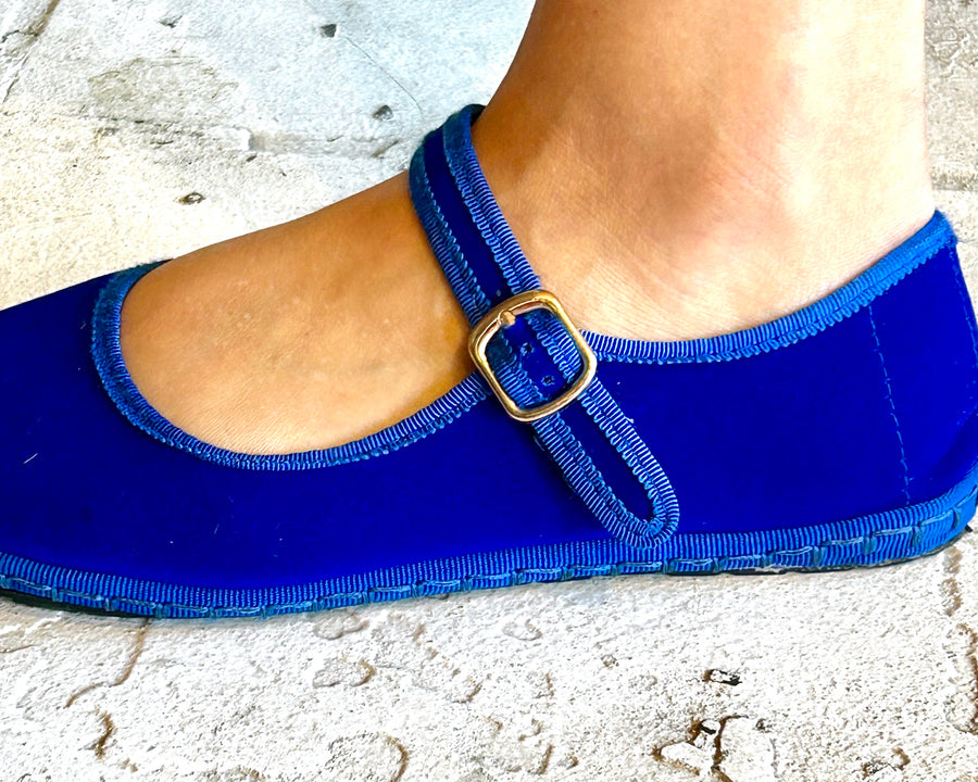 Sanrevelle Velvet Mary Janes