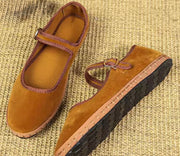 Sanrevelle Velvet Mary Janes